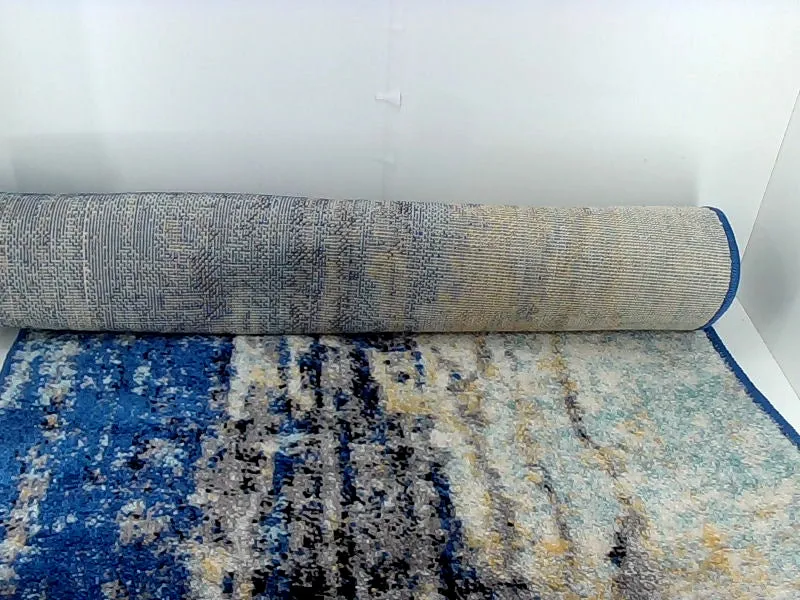 Nuloom Blue and Beige Rug 2 to 8 X 8