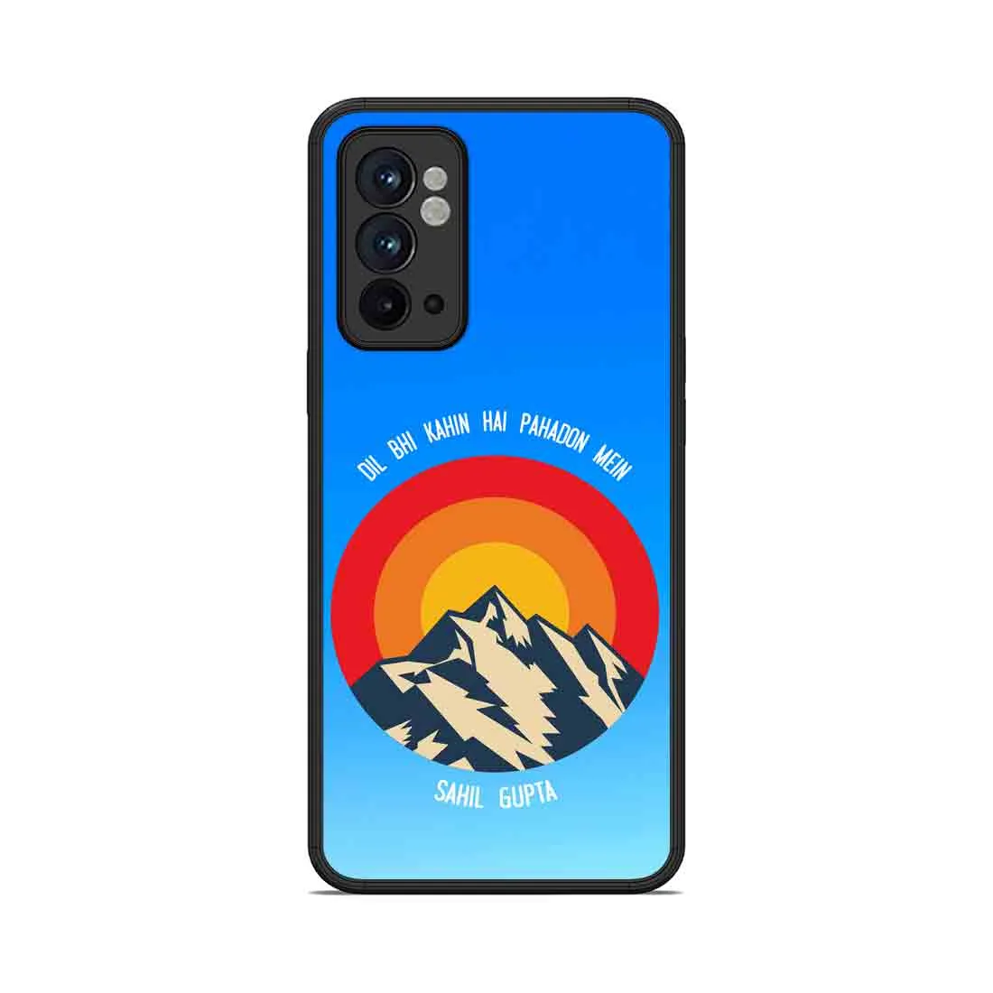 Oneplus 9RT 5G Cover with Name Custom Mobile Cases  - Adventure Mountains