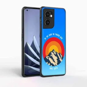 Oneplus Nord CE 2 5G Back Cover Personalized One plus cases with Name - Adventure Mountains