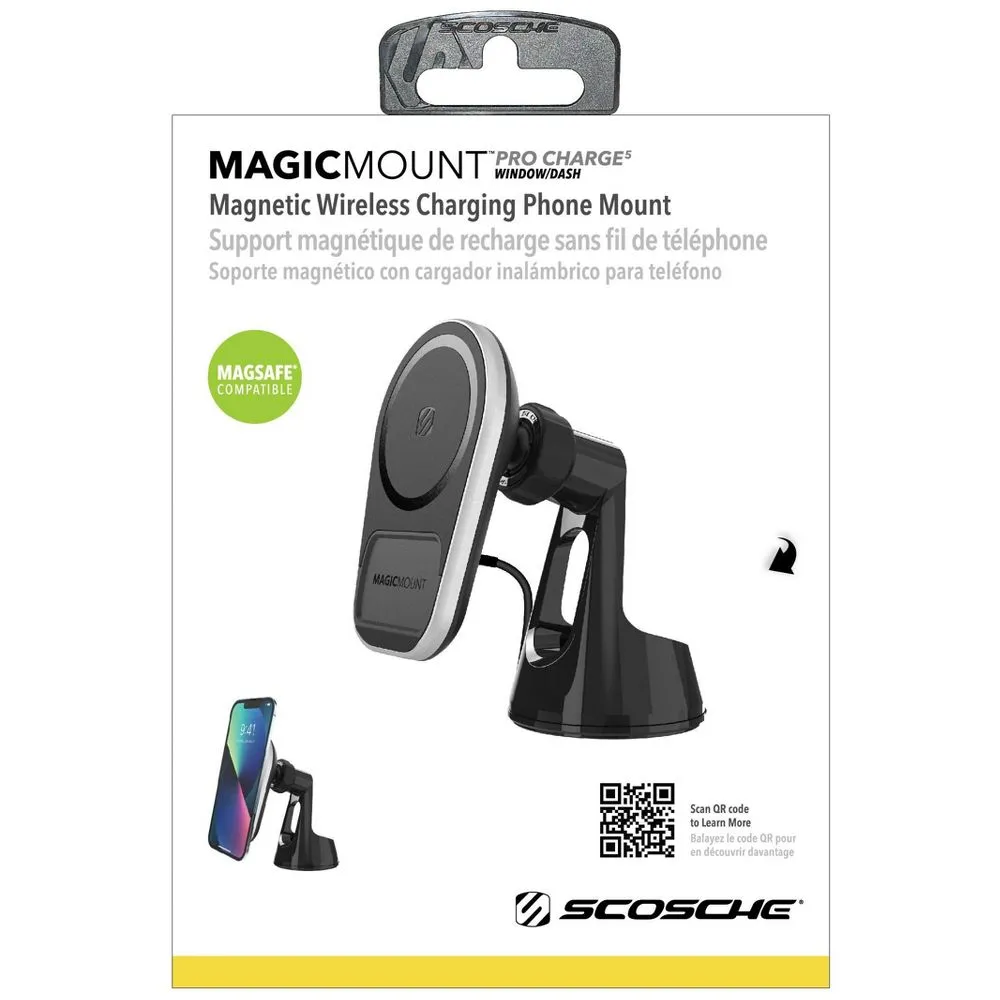 Open Box - MagicMount Charge5 Wireless Window/Dash Magnetic Charging Phone Mount