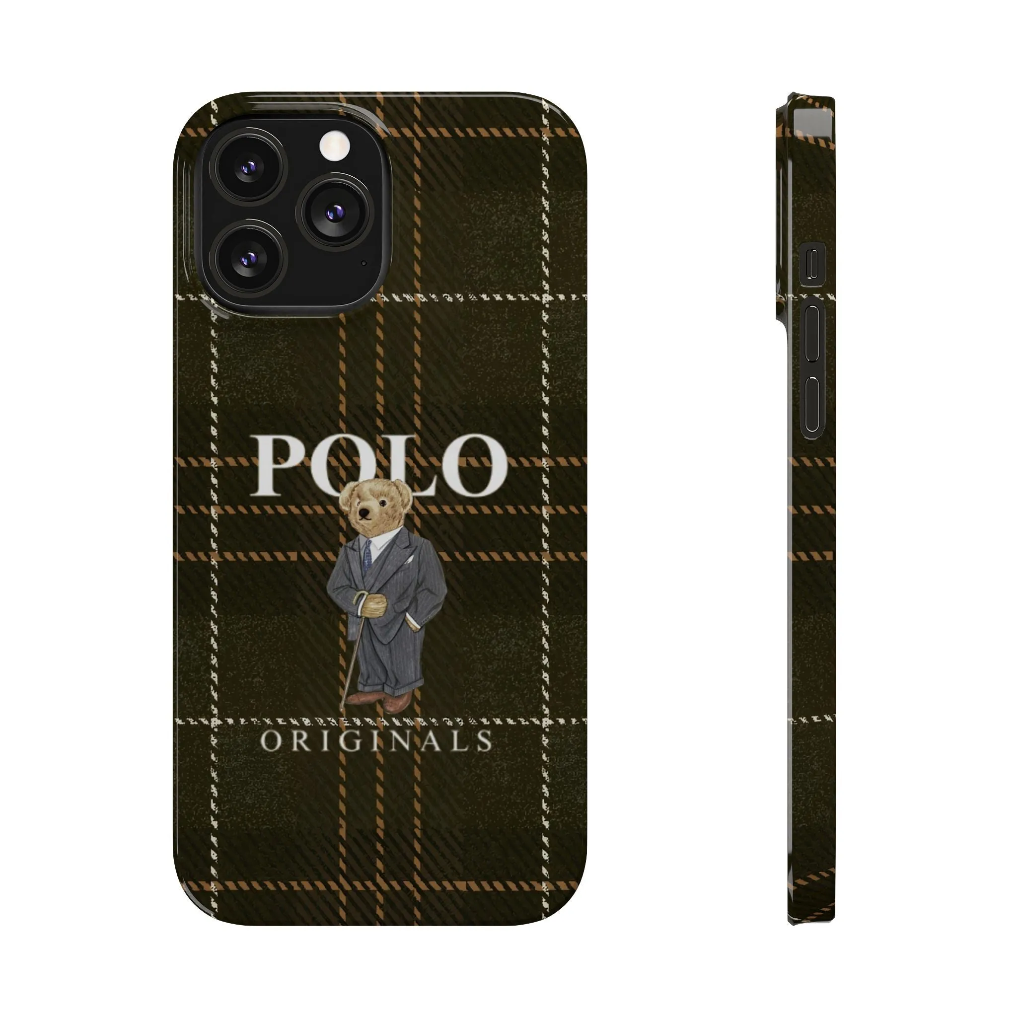 Originals Polo Suited Teddy Luxe iPhone Tartan Cases