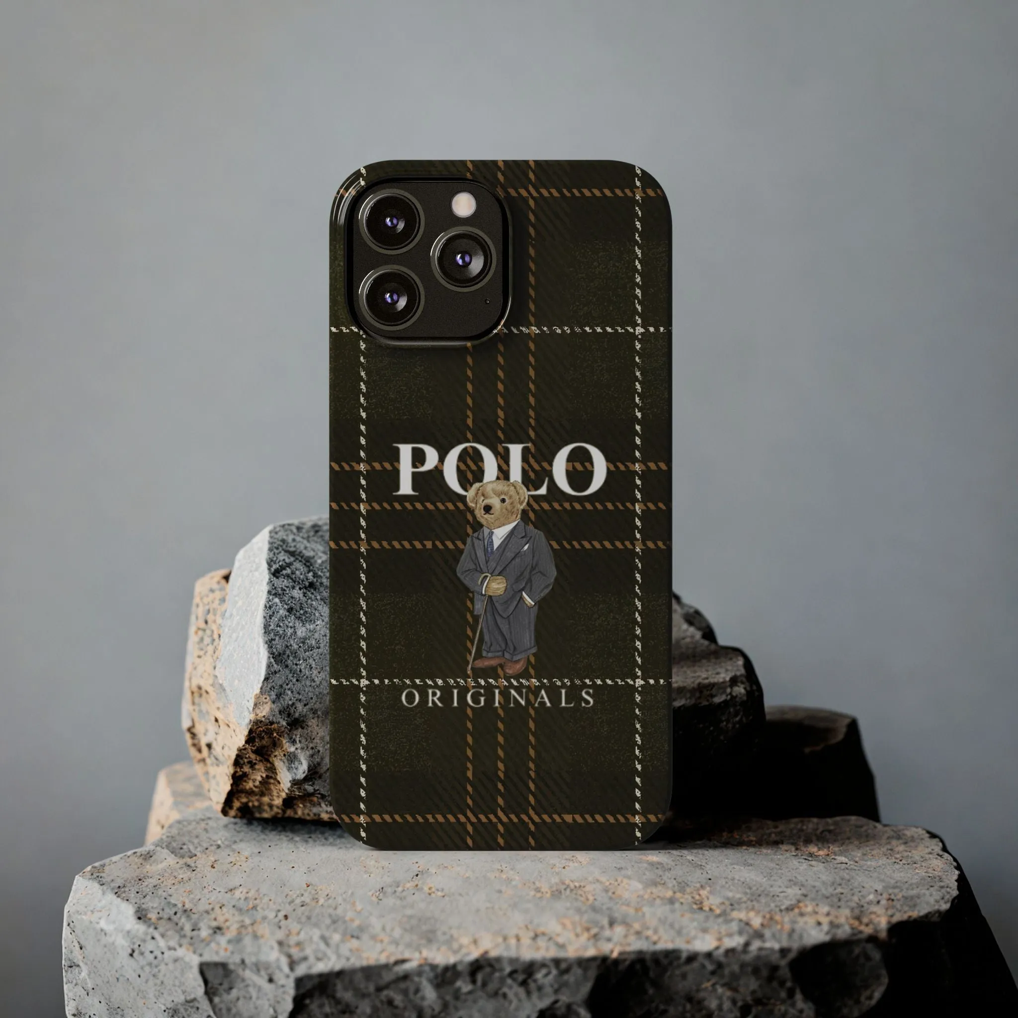 Originals Polo Suited Teddy Luxe iPhone Tartan Cases