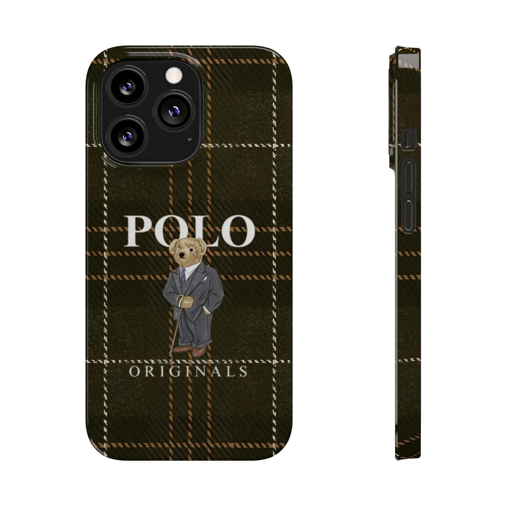 Originals Polo Suited Teddy Luxe iPhone Tartan Cases