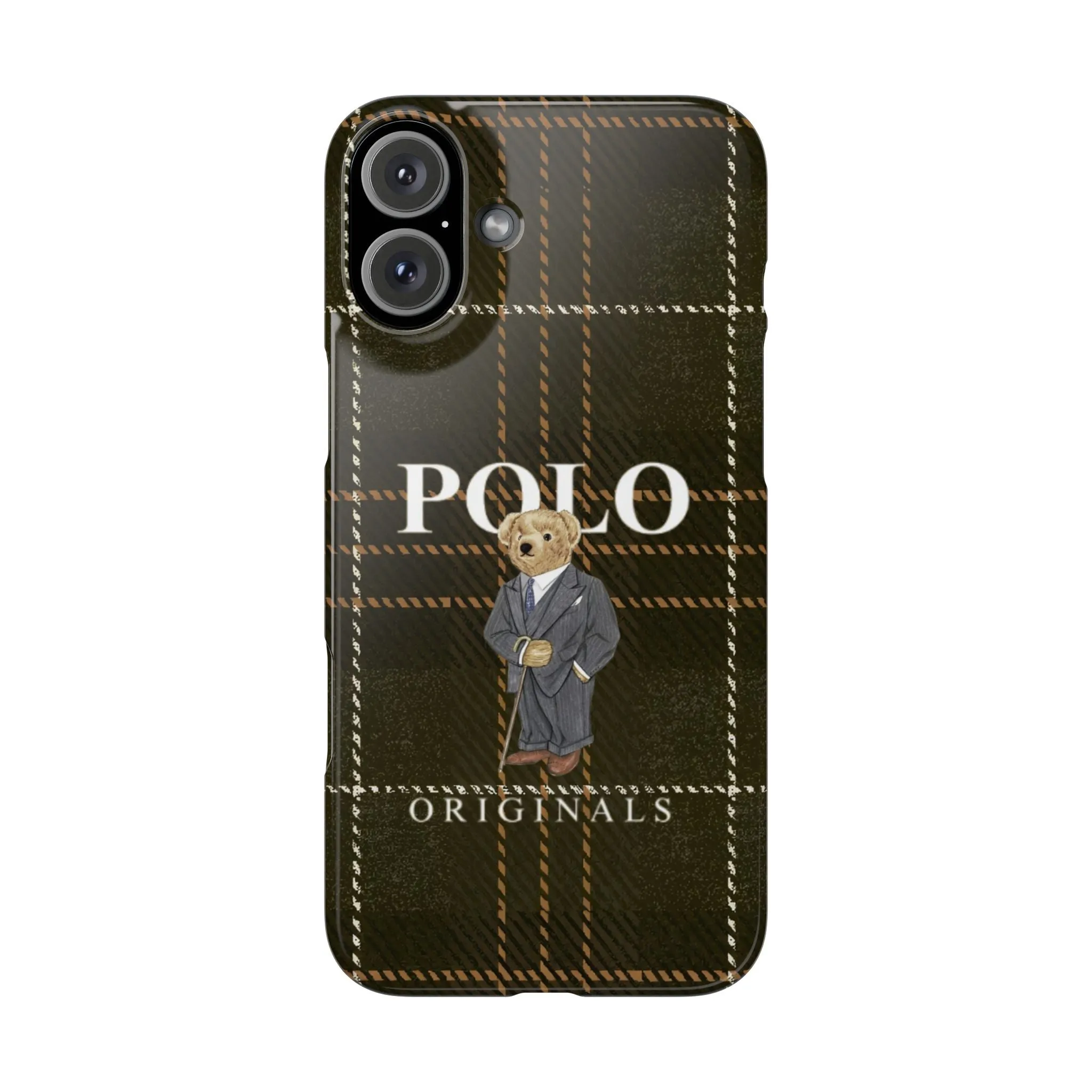 Originals Polo Suited Teddy Luxe iPhone Tartan Cases