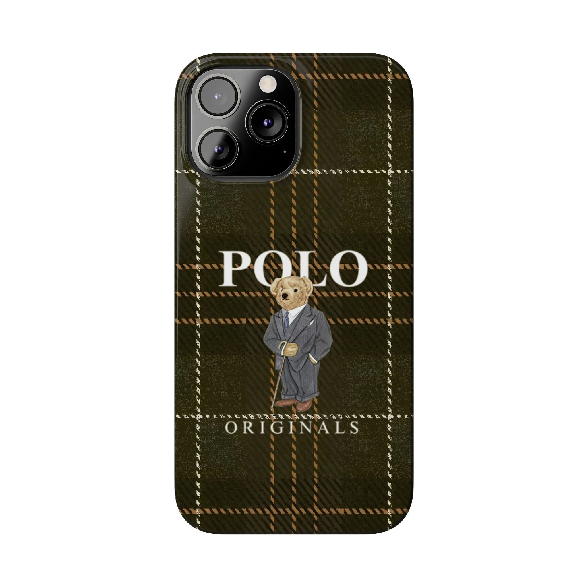 Originals Polo Suited Teddy Luxe iPhone Tartan Cases