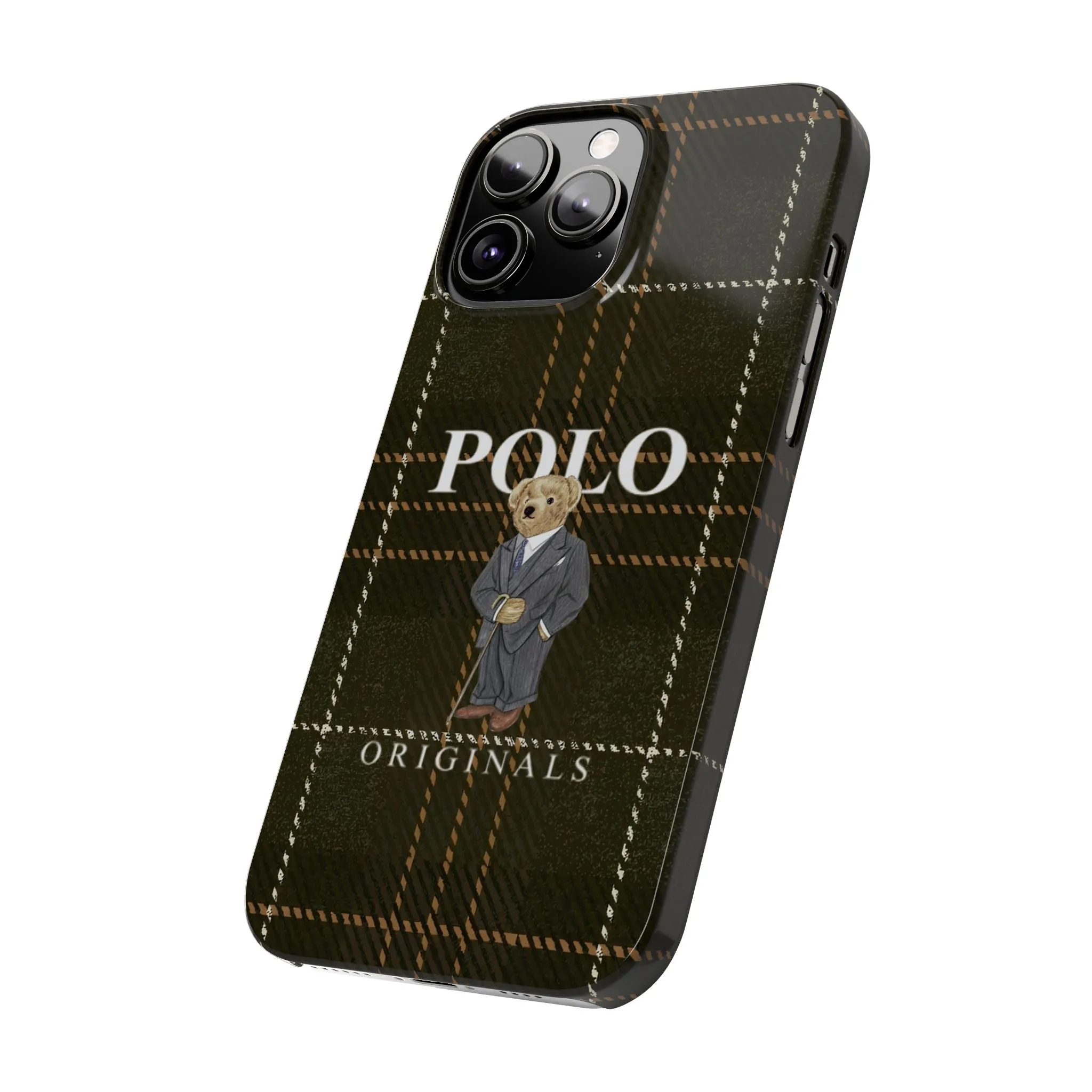 Originals Polo Suited Teddy Luxe iPhone Tartan Cases