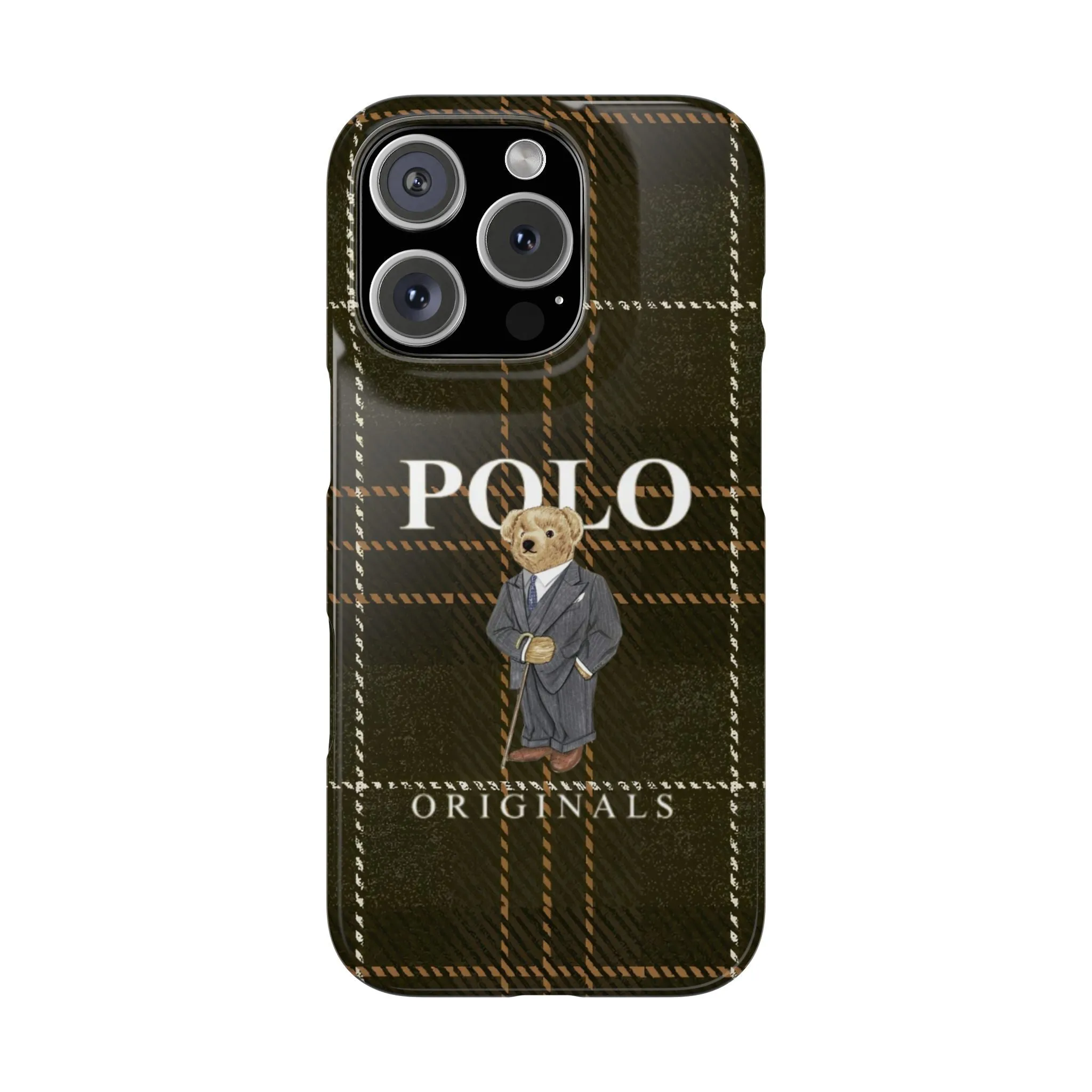 Originals Polo Suited Teddy Luxe iPhone Tartan Cases