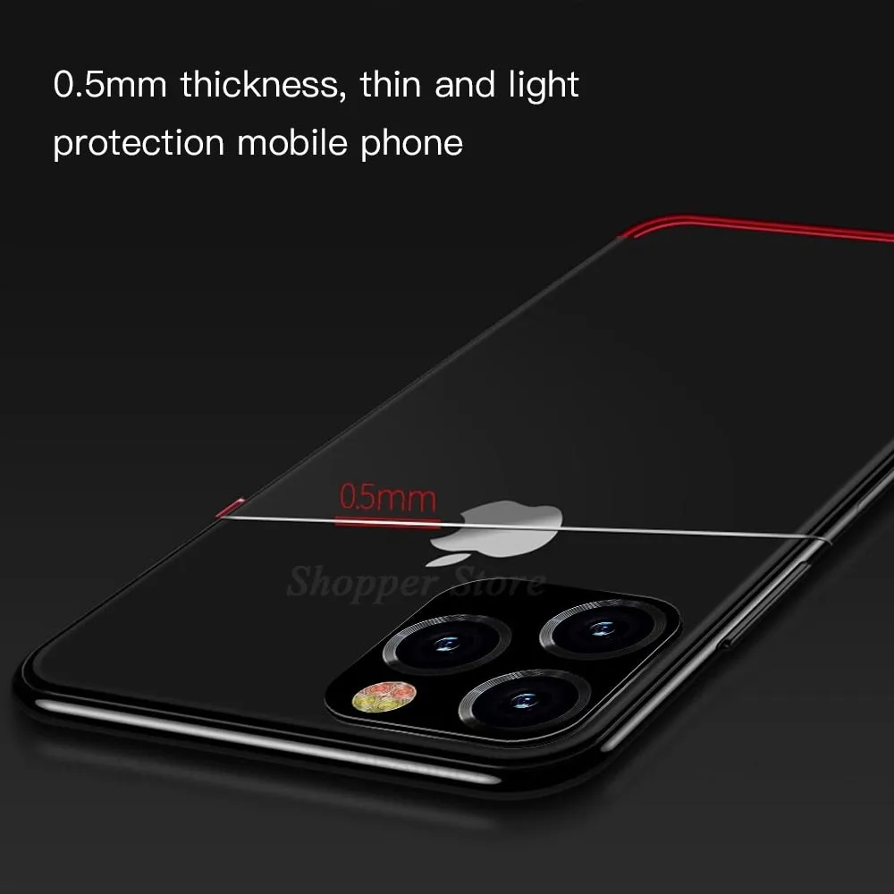 Phone Case For iPhone 11 Pro Max 2019 11 Pro X XR XS Max Fashion Soft Plating Protective Cases For iPhone X 6S 7 8 Plus 11 Pro