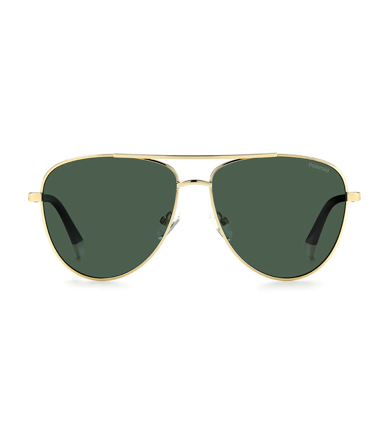 Polaroid Men's Green Aviator Sunglasses