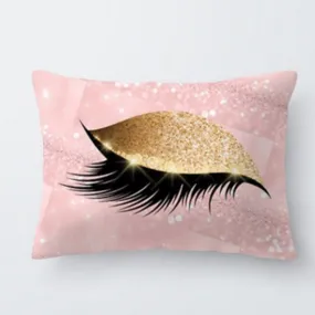 Polyester Pillow Cases Rectangle Eyelash 50cm x 30cm, 1 Piece