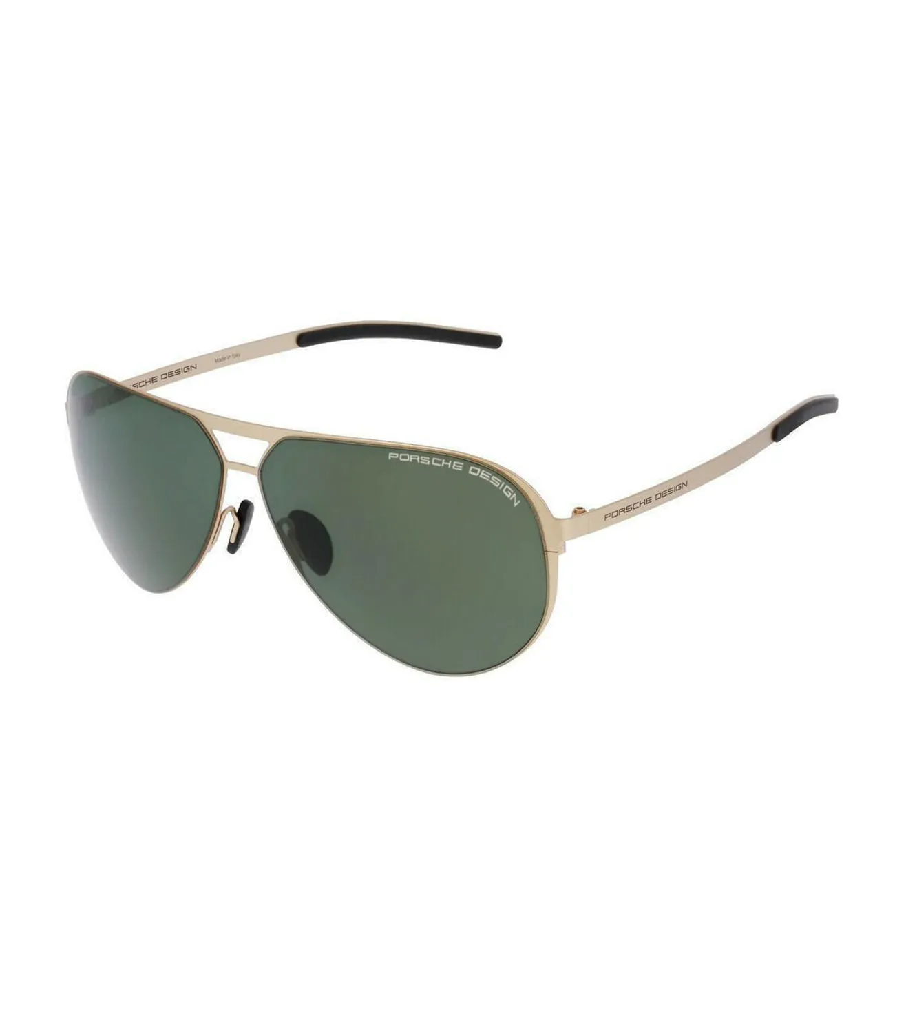 Porsche Design Unisex Green Aviator Sunglasses