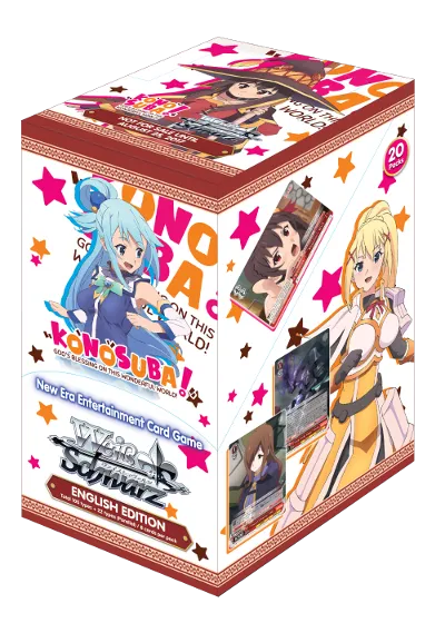 PRE-ORDER Weiss Schwarz: KONOSUBA: God's blessing on this wonderful world! Legend of Crimson ENGLISH RE-PRINT Edition Booster Box