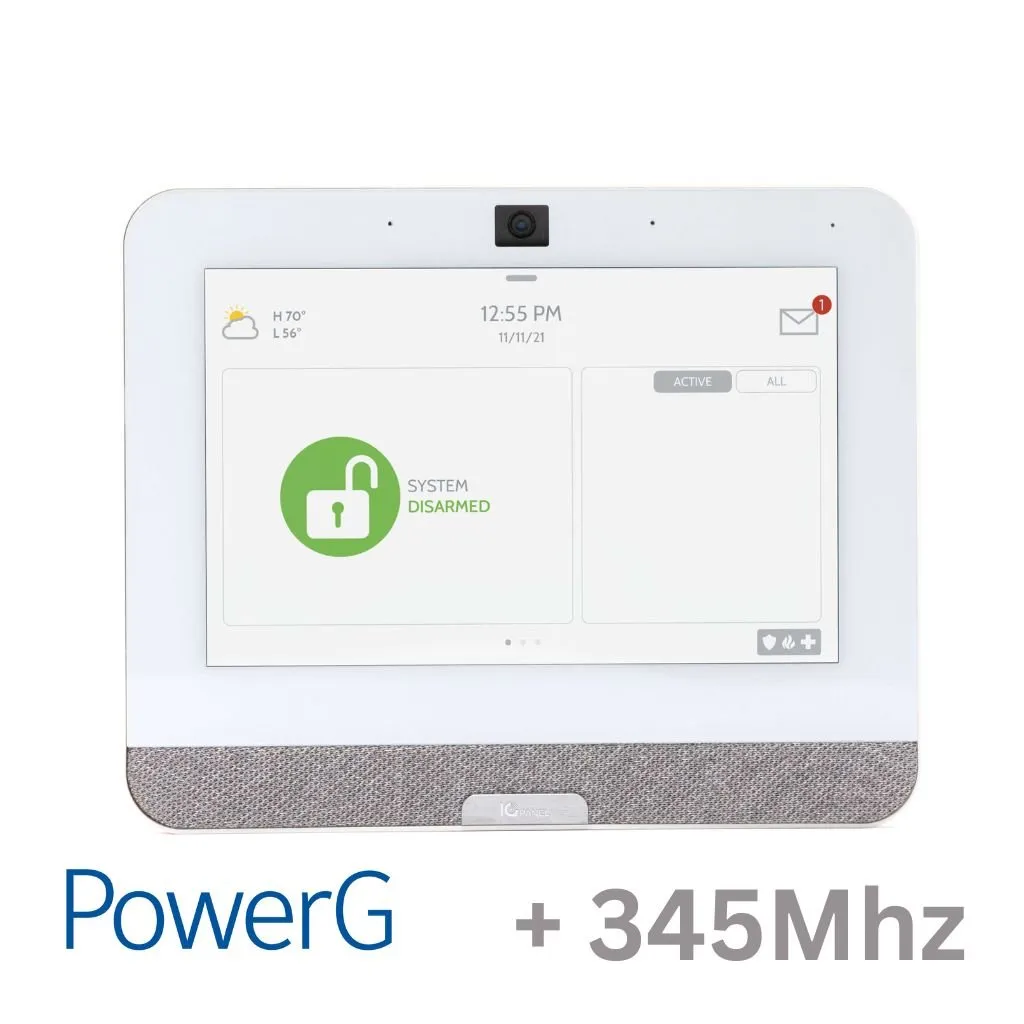 Qolsys IQ Panel 4 PowerG   345 Touchscreen Wireless Alarm System