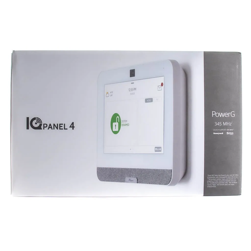 Qolsys IQ Panel 4 PowerG   345 Touchscreen Wireless Alarm System