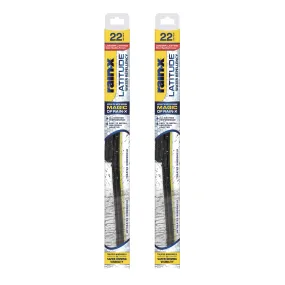 Rain X 22 Inch Latitude 2 In 1 Water Repellent Wiper Blades Pack Of 2