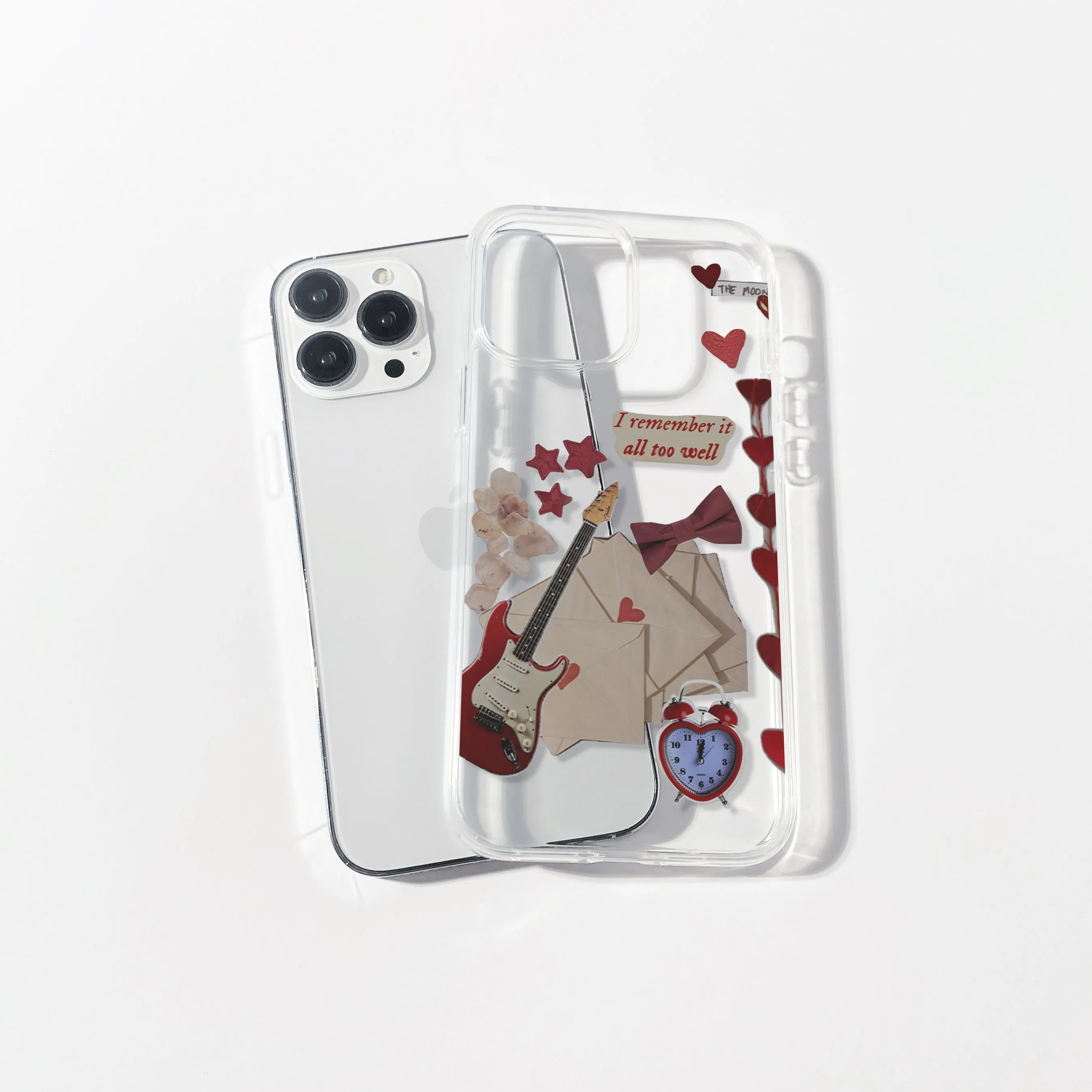 Rememberance Vintage Aesthetic Silicone Clear Case