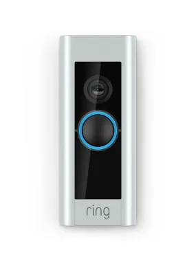 Ring Video Doorbell Pro with HD Video and Motion Alerts Satin Nickel