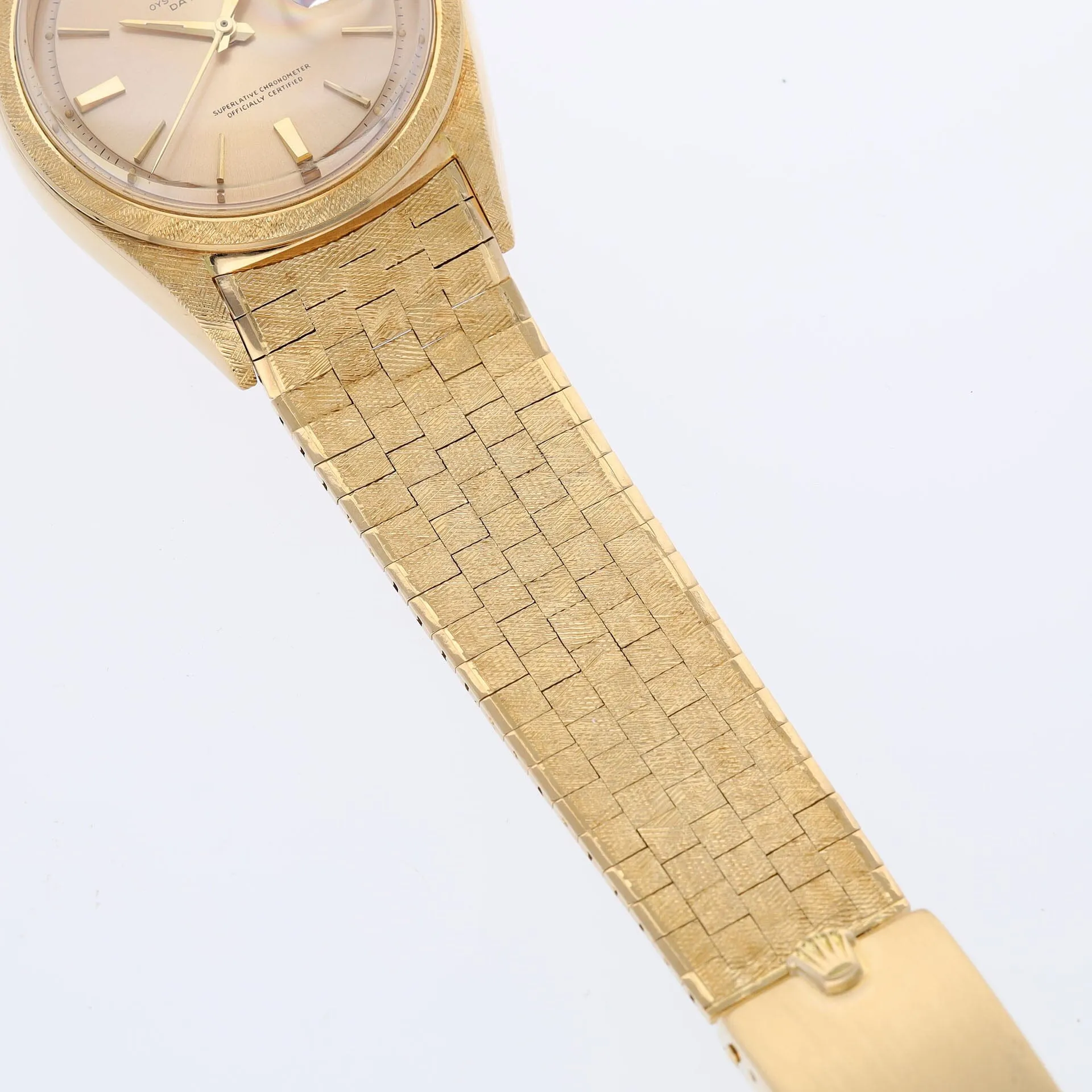 Rolex Day-Date 1806 Yellow Gold Florentine Finish on Brick Bracelet