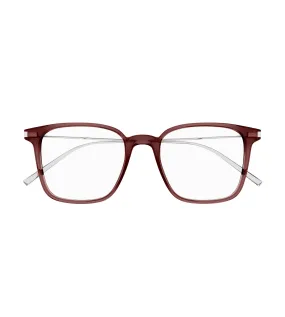 Saint Laurent Women's Brown Square Optical Frame