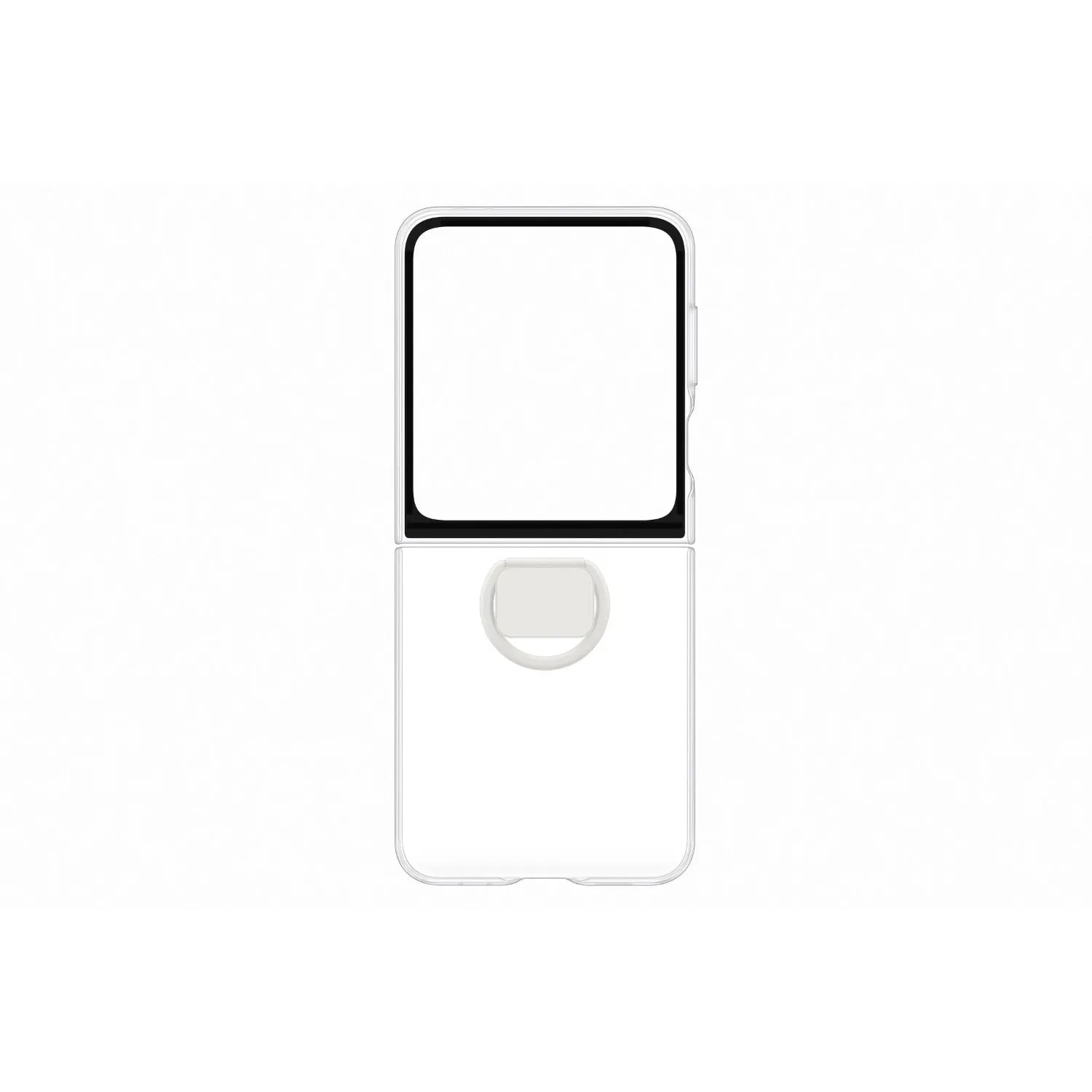 Samsung Clear Cover With Ring - Samsung Galaxy Z Flip6 - Clear (SAM-EF-QF741CT)