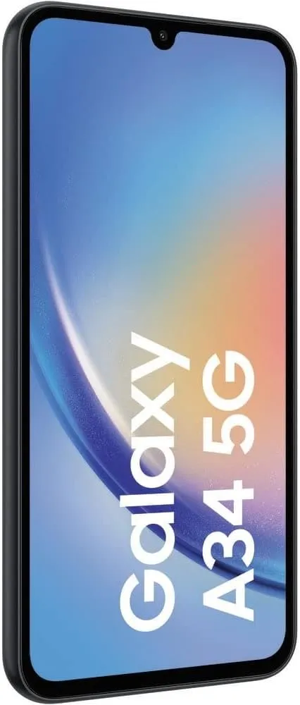 Samsung Galaxy A34 5G SM-A346E/DSN 6GB RAM, 128GB, 6.6” Super AMOLED Screen, Triple Camera, Long Battery Life, Android Smartphone Unlocked