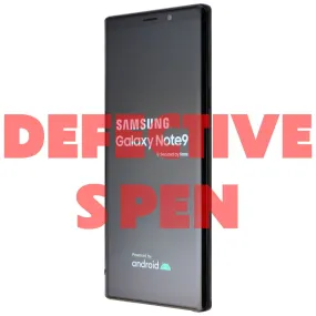 Samsung Galaxy Note9 (6.4-in) SM-N960U (GSM   CDMA) - 128GB/Black / BAD S PEN