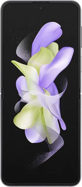 Samsung  Galaxy Z Flip 4 SM-F721W Cell Phone, Graphite (Unlocked CAD Version) Android Smartphone, 8GB RAM, 256GB Storage, 6.7" 120Hz AMOLED, Snapdragon 8 Gen1, 12MP 12MP rear camera, 10MP Selfie Camera, fast charging, powershare - Used