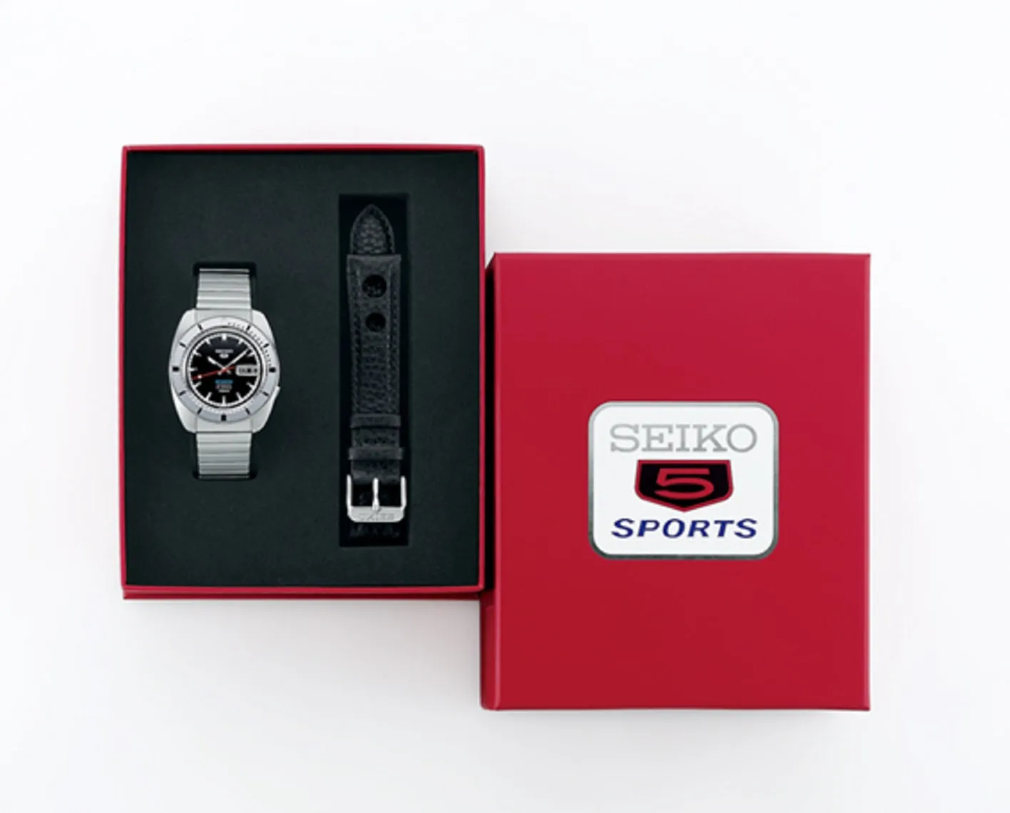 Seiko 5 Sports SRPL05K1 Black Pepper 1968 Limited Edition Automatic Watch For Men