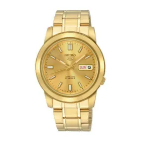 SEIKO SNKK20K1 Automatic Gold Plated Stainless Steel Watch for Men-