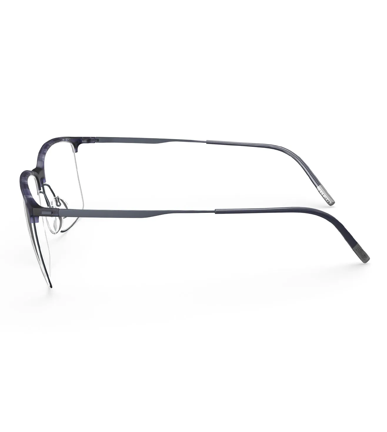 Silhouette Men's Grey Square Optical Frame