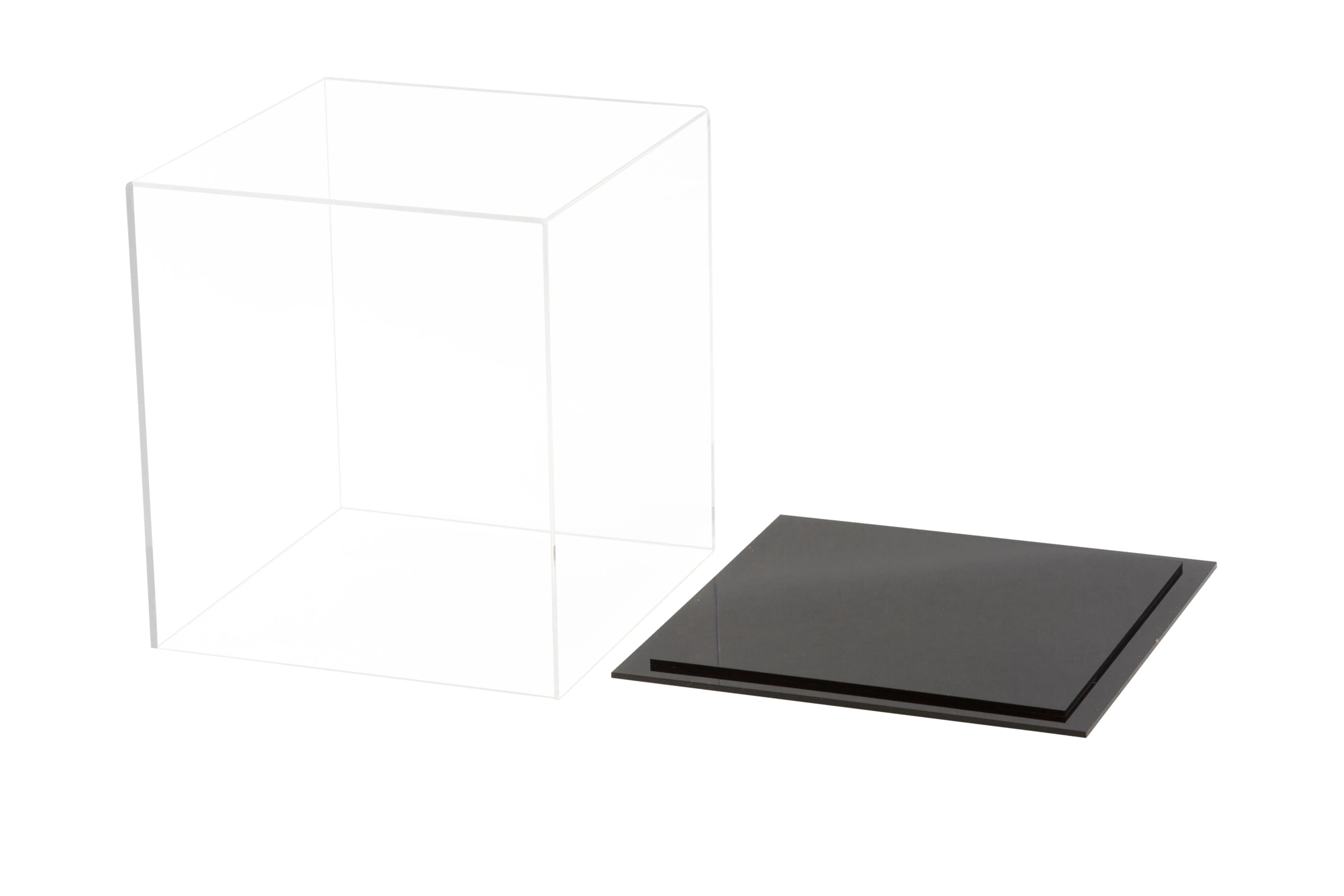 Small Display Case 8" x 8" x 8.5" - Clear or Mirror (A015/V03)