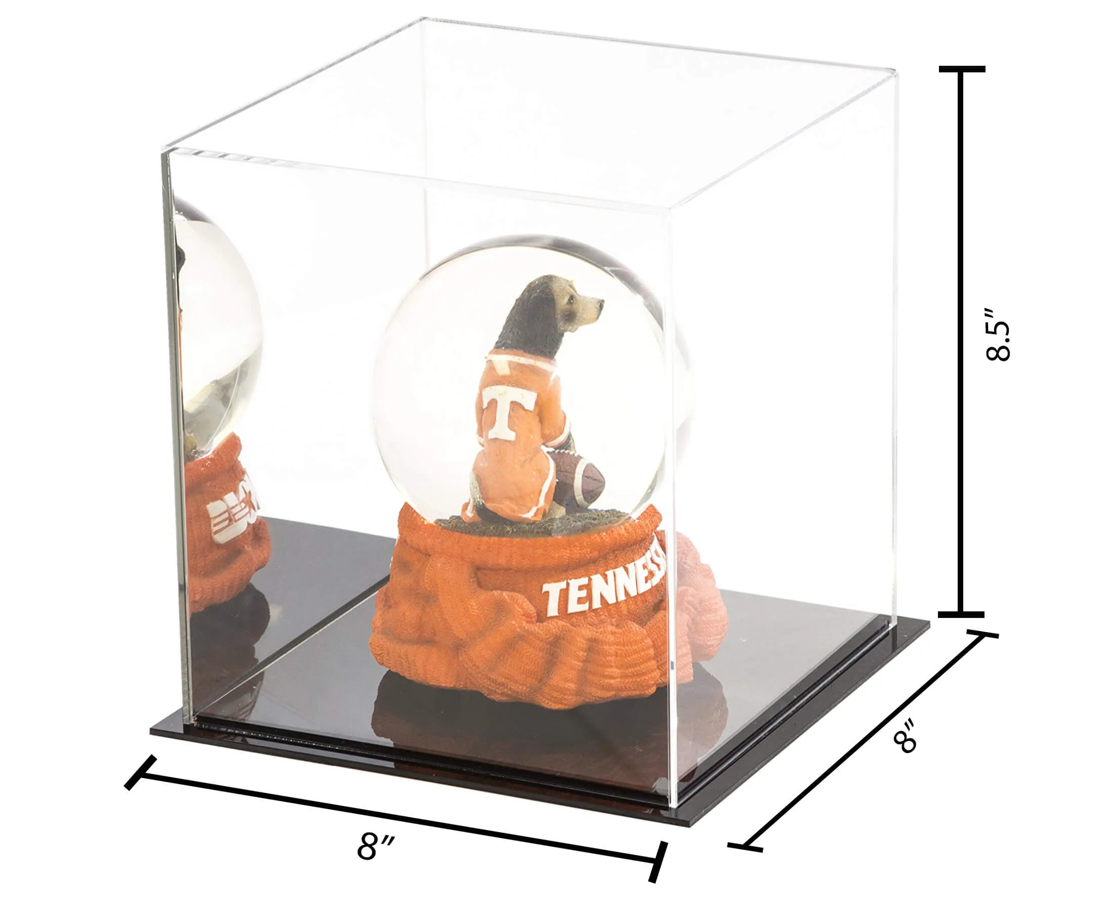 Small Display Case 8" x 8" x 8.5" - Clear or Mirror (A015/V03)