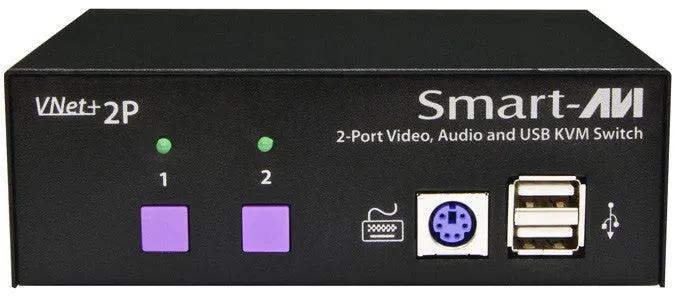 SmartAVI VNET 2PS 2x1 WUXGA USB and Audio Switch