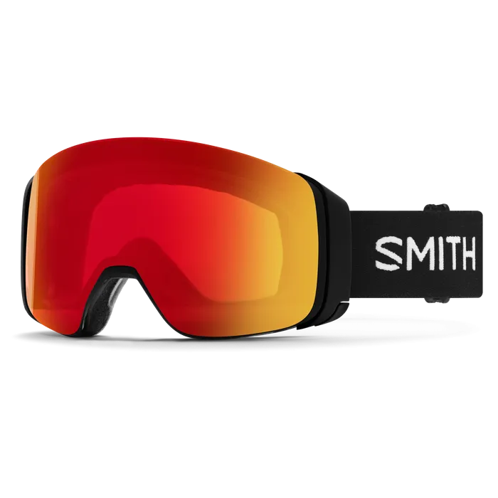 Smith 4D Mag Black Goggles | ChromaPop Photochromic Red Mirror 20-40% VLT  / ChromaPop Storm Rose Flash 50% VLT