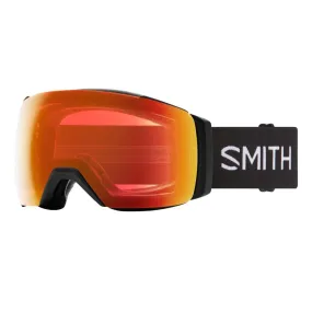 Smith I/O MAG XL Low Bridge Fit Black Goggles | ChromaPop Everyday Red Mirror  / ChromaPop Storm Yellow Flash