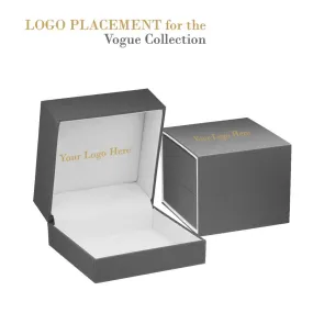 Soft Touch T-Style Earring Box with Sleeve, Vogue Collection