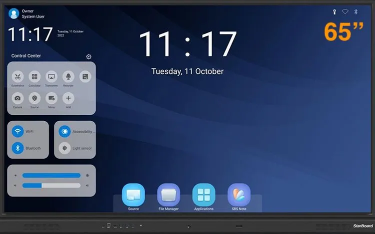 StarBoard IFPD - Android 11 -  Series 3 - 65"