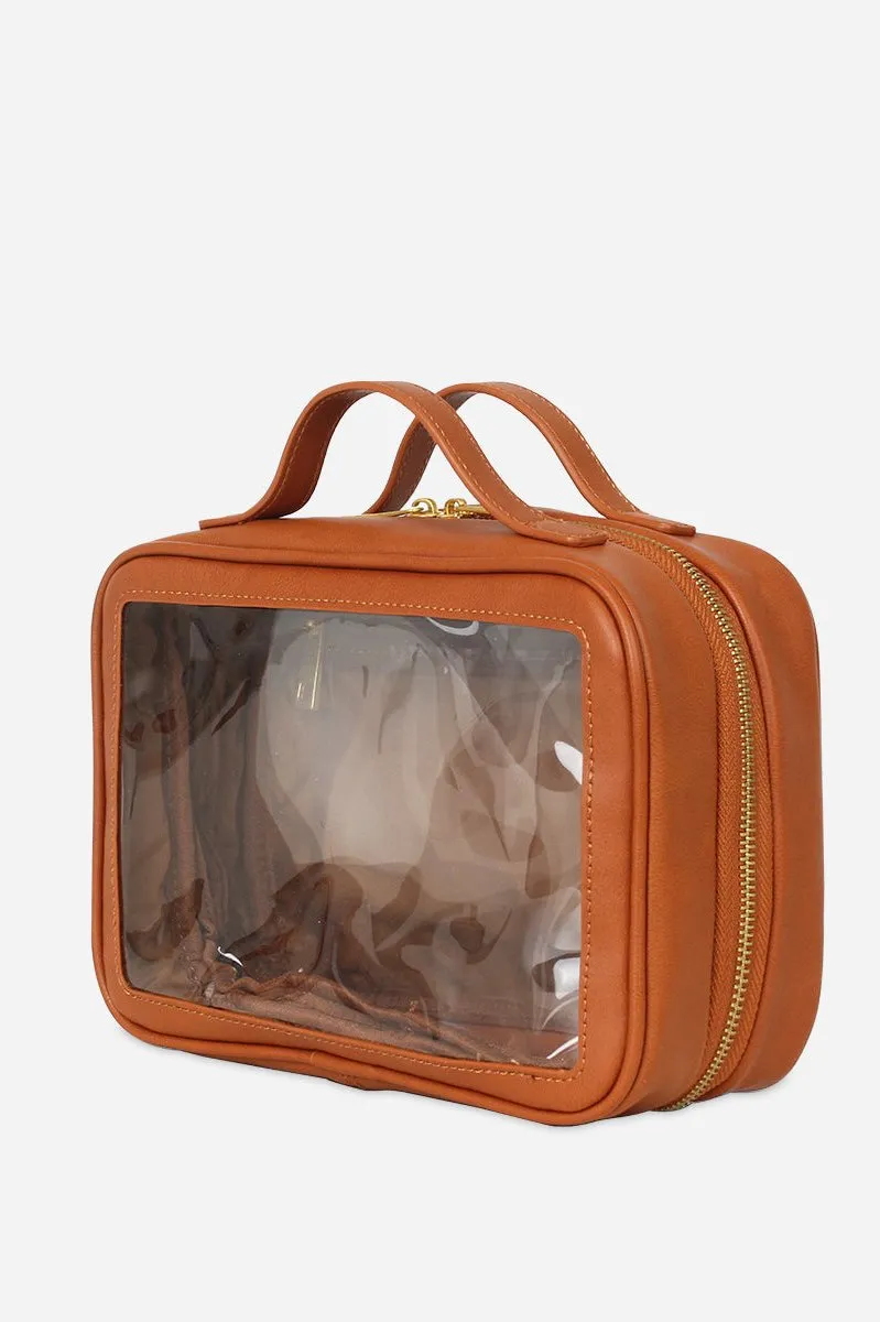 The Toiletry Case Large - Brown