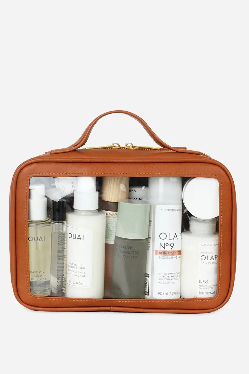 The Toiletry Case Large - Brown