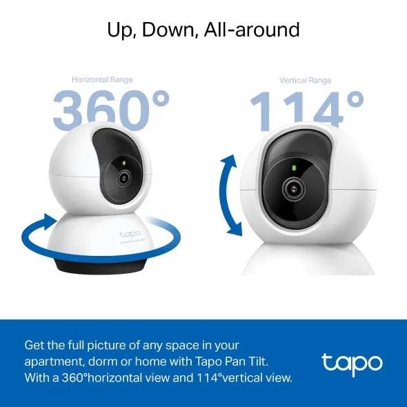 TP-Link Tapo TC72 / C220 2K 4MP Pan & Tilt Wireless WiFi Home Security Surveillance IP Camera