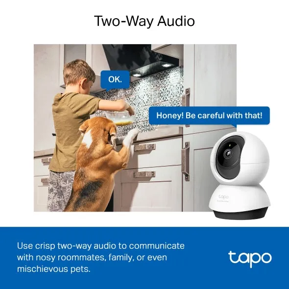 TP-Link Tapo TC72 / C220 2K 4MP Pan & Tilt Wireless WiFi Home Security Surveillance IP Camera