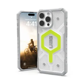 UAG Pathfinder Clear Magsafe Case - Apple iPhone 16 Pro Max - Neon (UAG-I16PM-PCLMN)