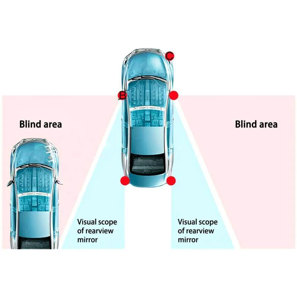 Ultrasonic Sensor Car Blind Spot Monitoring System