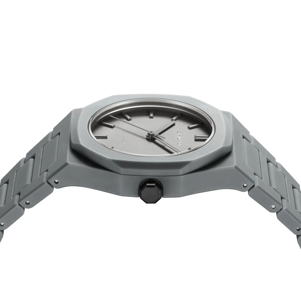 Unisex Polycarbon Grey 37mm Watch