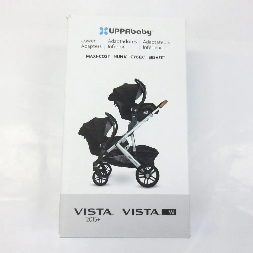 UPPAbaby Vista Lower Car Seat Adapters - Compatible with Vista/Vista V2 (82070)(Open Box)