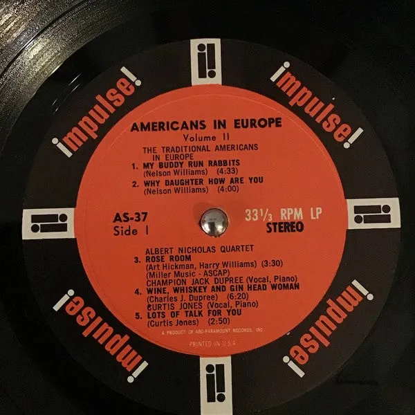 Various - Americans In Europe, Vol.2 - LP