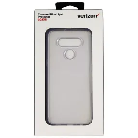 Verizon Hybrid Case and Blue Light Protector Combo for LG K51 - Clear