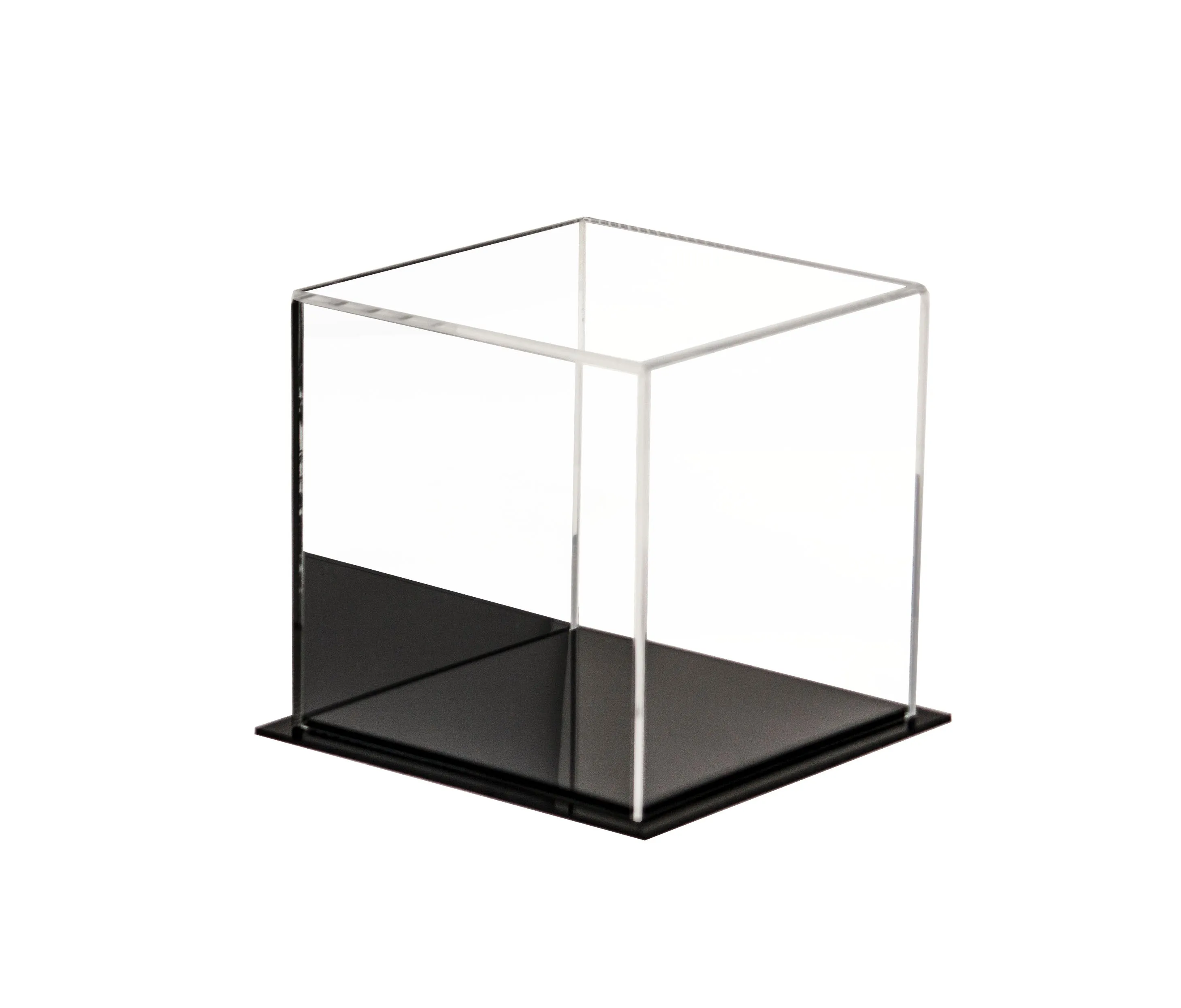 Versatile Acrylic Clear Display Case, Cube, Dust Cover or Riser 6" x 6" x 6" (A058/V31)