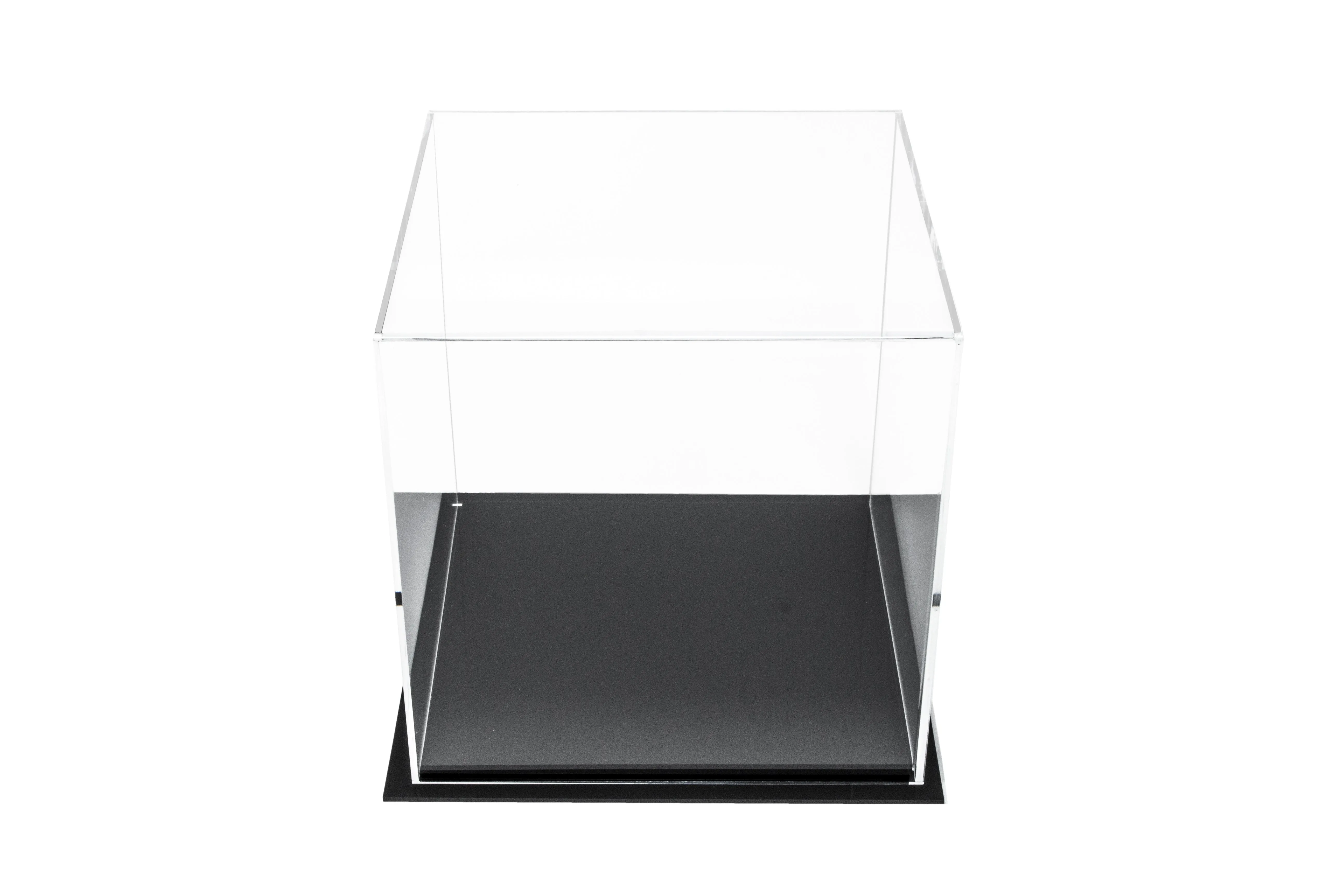 Versatile Acrylic Clear Display Case, Cube, Dust Cover or Riser 6" x 6" x 6" (A058/V31)