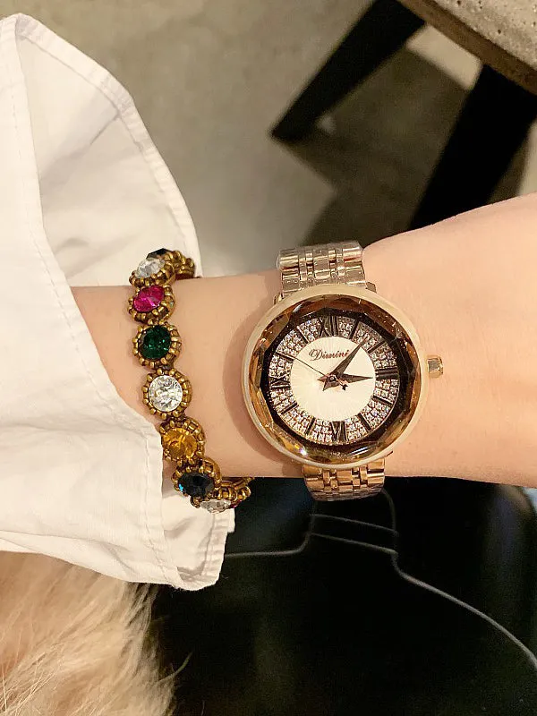 Vintage Diamond Fashion Womens' Watch